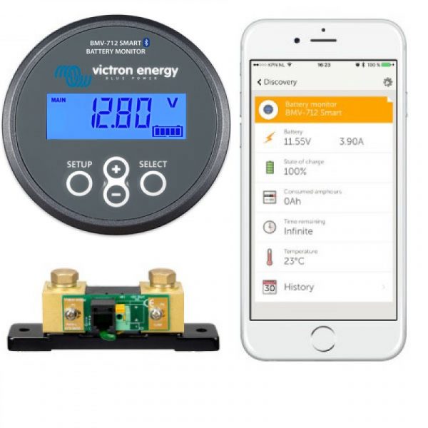 Victron BMV-712 Smart Batterimonitor inklusive 500A shunt