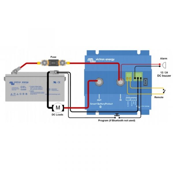 Victron Smart Batterivakt 12/24V 220A (Bluetooth) - Bild 3