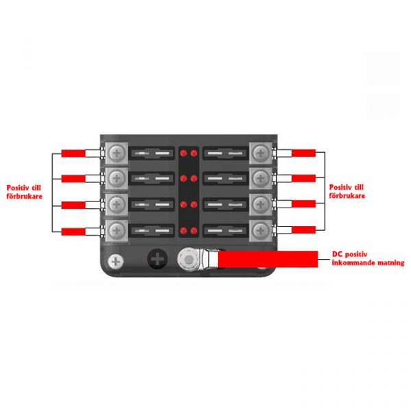 8-Vägs Säkringshållare - Bild 4