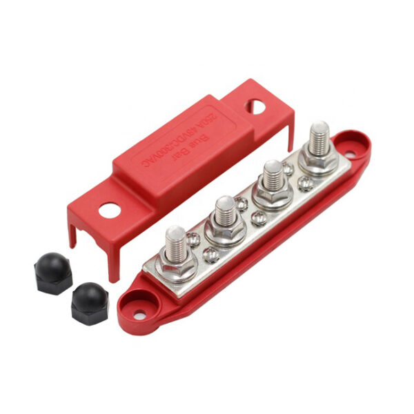 Kopplingsplint 250A M8 Röd